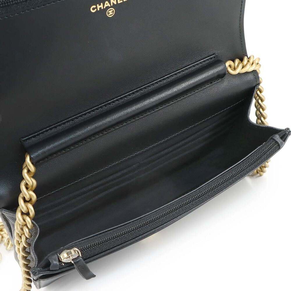 CHANEL Black Caviar Leather Wallet - Picture 8 of 10